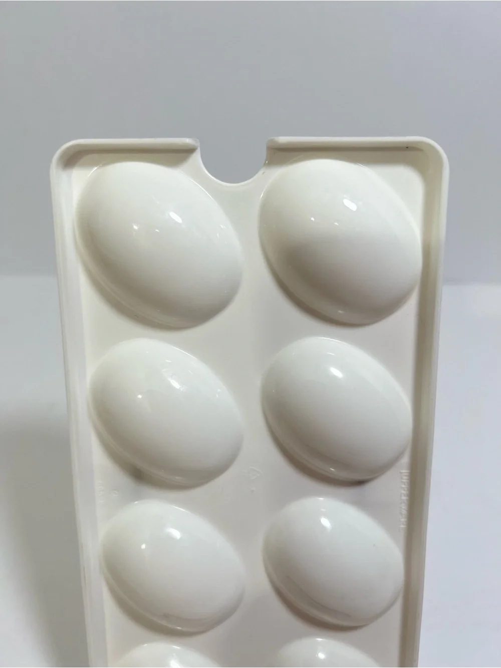 Tupperware 665-6 Deviled Egg Tray Keeper Inserts Holds 8 Eggs Replacement White